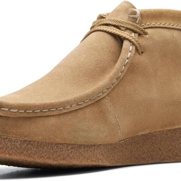 clarks shacre boot wheat suede main image 4